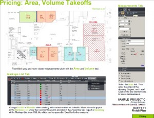 Estimating Takeoff with BlueBeam PDF Area Volume