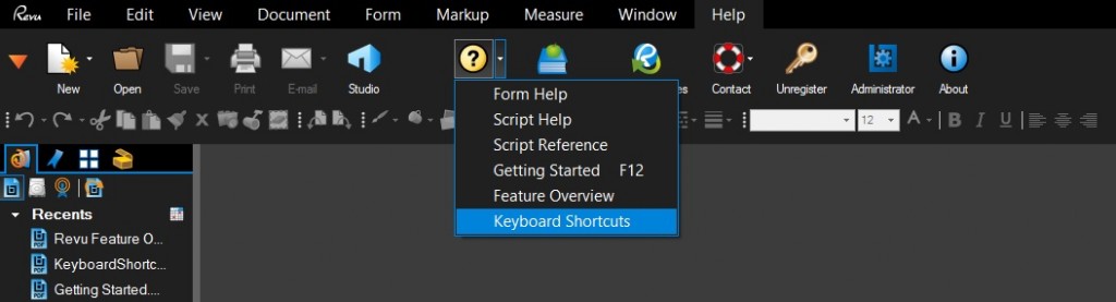 Bluebeam Keyboard Shortcuts Hagen Business Systems