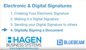 How to digitally sign a PDF using Bluebeam Revu 2018